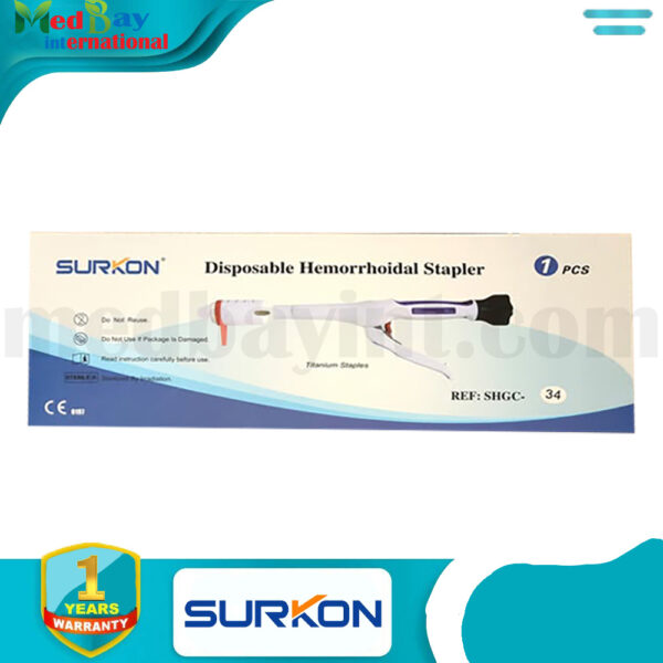 Surkon Disposable Hemorrhoidal Stapler - REF: SHGC-34