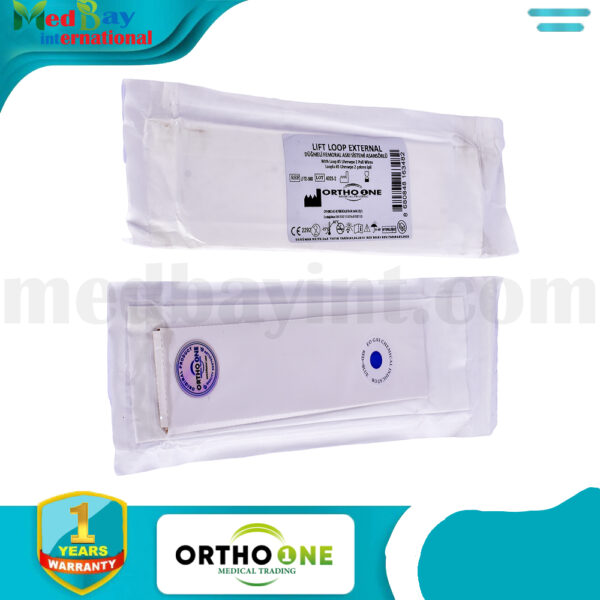 Ortho One Lift Loop External - Loop #5 UHMWPE with 2 Pull Wires - REF LFTE-1000