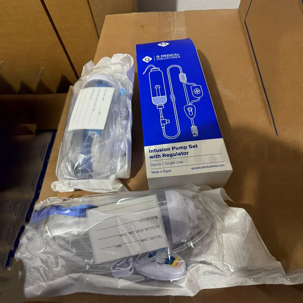 جهاز تسكين الألم PCA للتحكم الذاتي للمريض مع منظم تدفق، سعة 300 مل - Q Medical Industries - الصورة 2